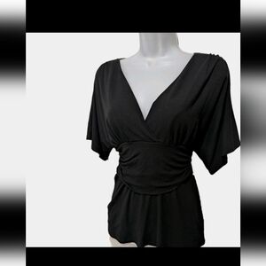 White House Black Market Empire Roman Top L 90s Y2K Elegant City #25